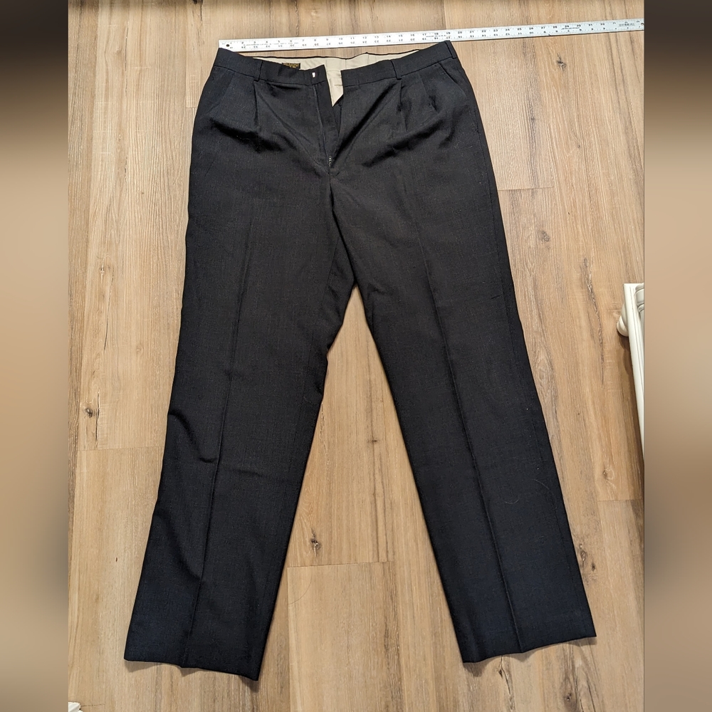 Charcoal and black dress pants 38x34